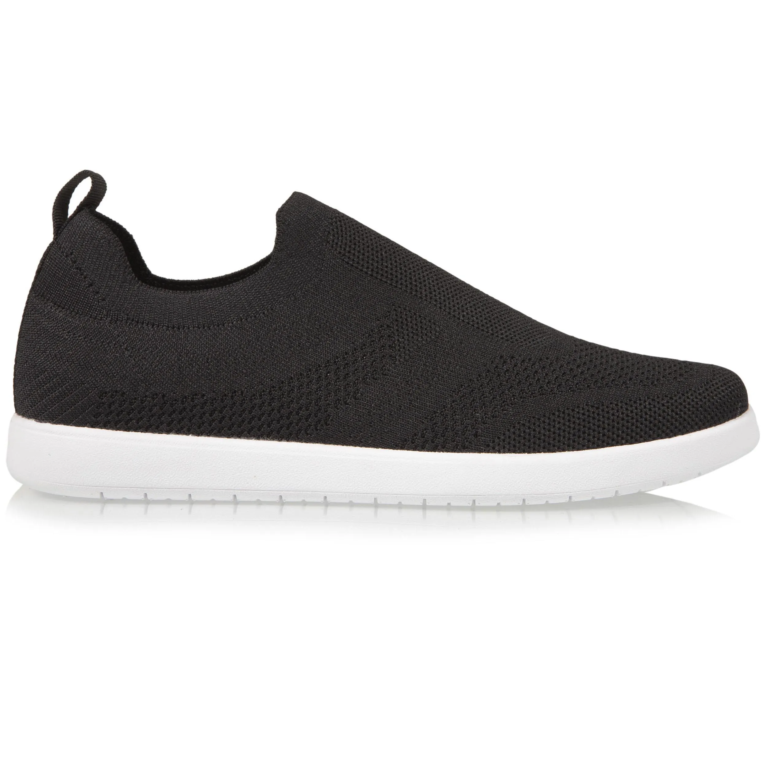 Baskets Confort Homme Slip-on Noir