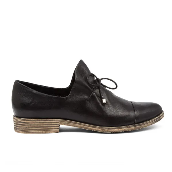 Django & Juliette Women's Kotty Black Leather