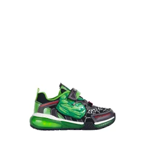 GEOX SNEAKERS BAYONYC BOY J35FEB HULK NERO-VERDE