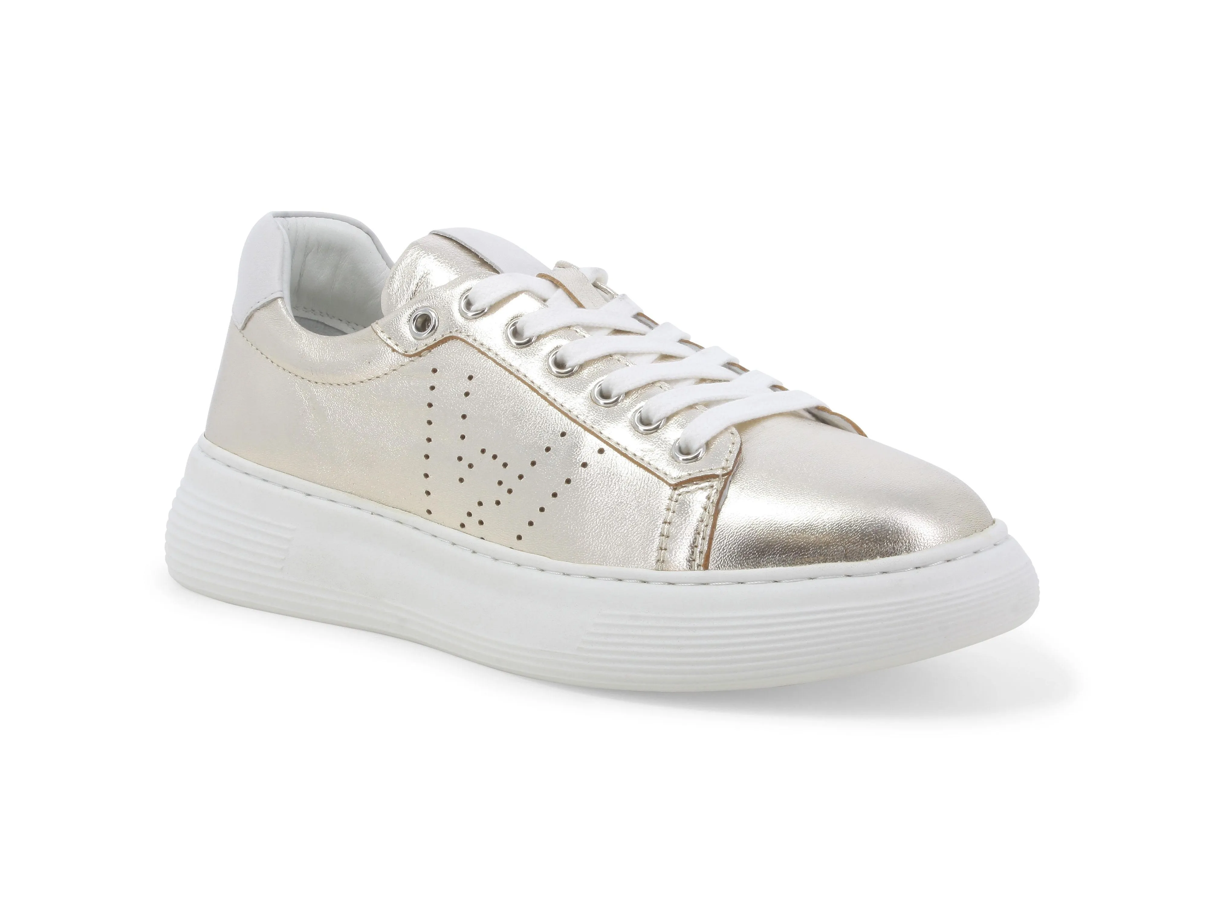 Melluso Donna Sneakers Primavera in Pelle Metallizzata