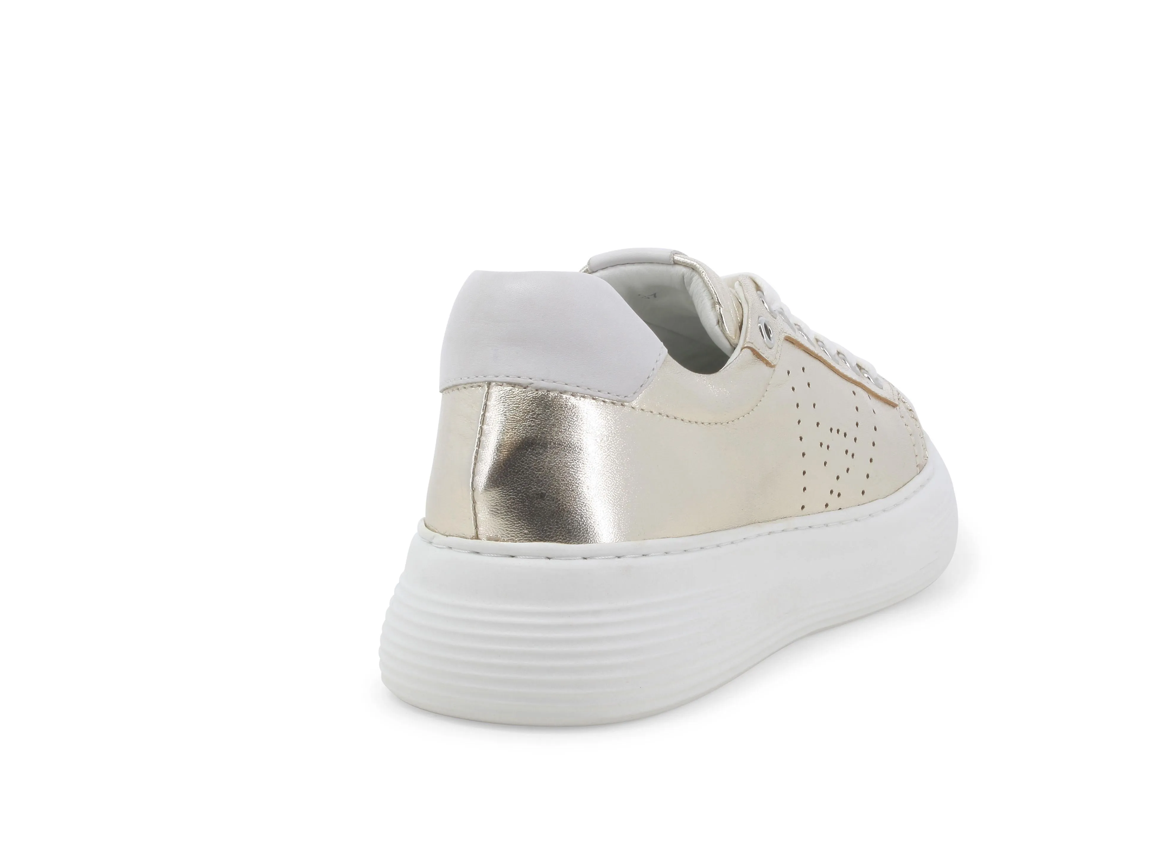 Melluso Donna Sneakers Primavera in Pelle Metallizzata