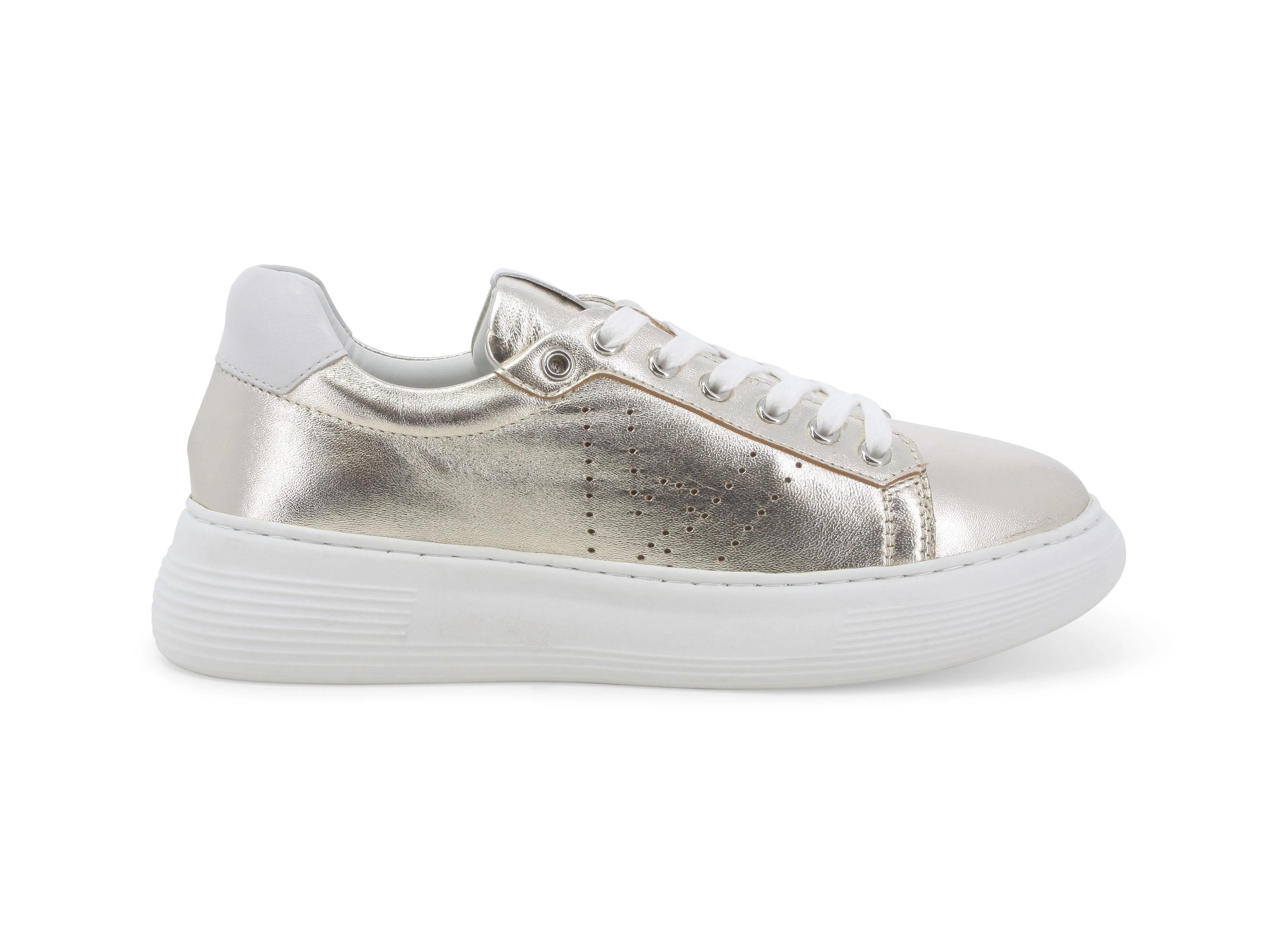 Melluso Donna Sneakers Primavera in Pelle Metallizzata