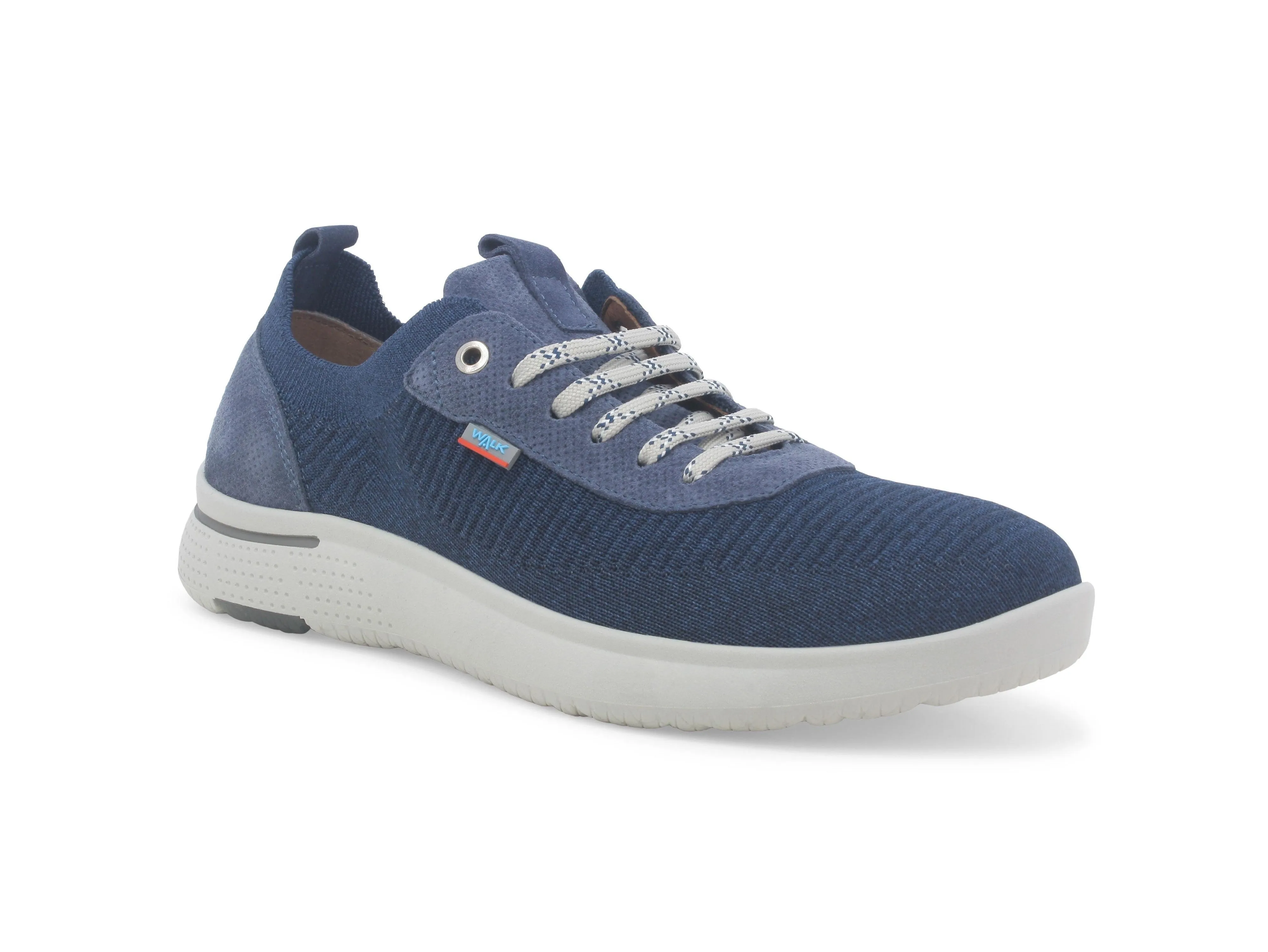 Melluso Uomo Scarpe Basse Stringate Estive in Tessuto