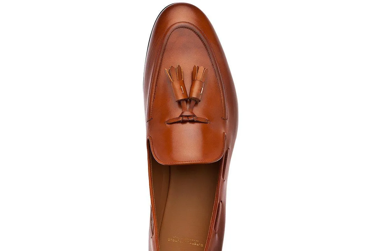 Scarpe - PHILIPPE NAPPA COGNAC LOAFERS