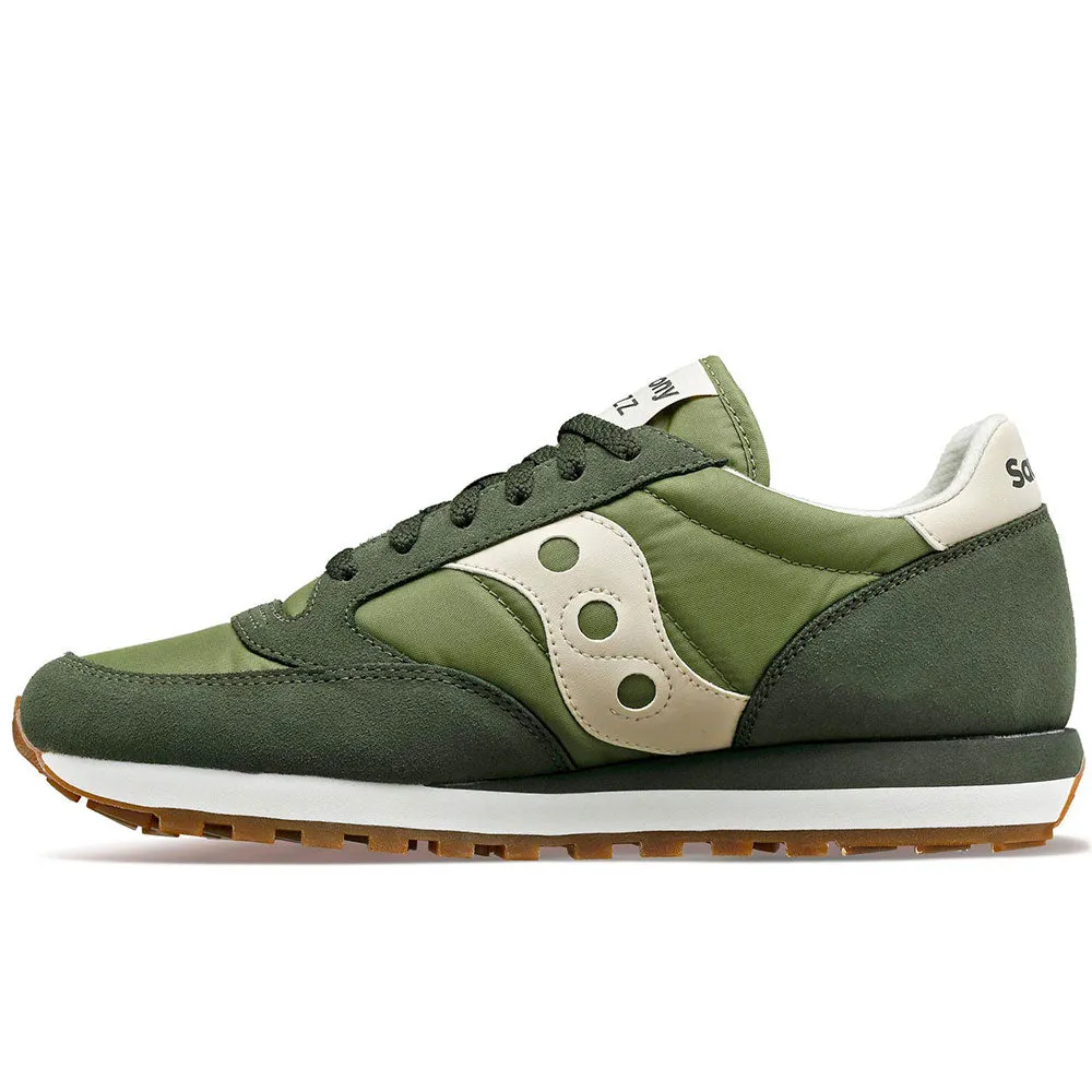 Scarpe Uomo Saucony Sneakers Jazz Original Colore Forest - Cream