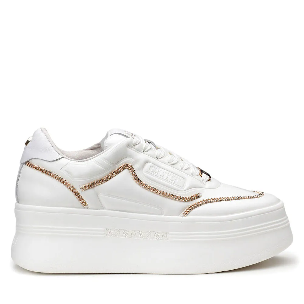 Sneakers Donna CULT Pearl 3966 in Pelle Bianca